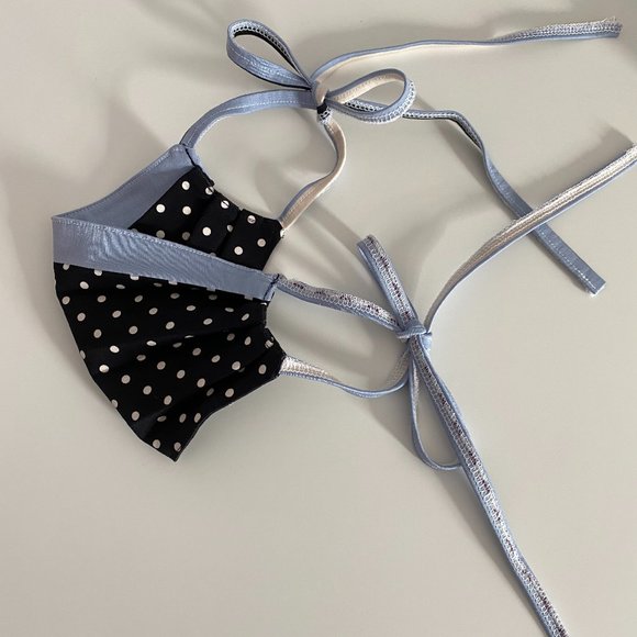 Homemade Cotton Face Mask & Matching Scrunchies - Picture 2 of 5